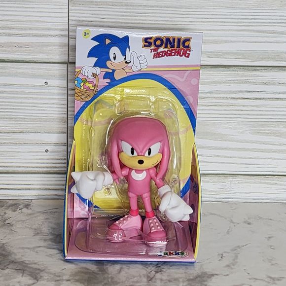 Sonic The Hedgehog 2.5" Easter Figures Sonic Tails Knuckles Rose Pocky Dr Eggman - Picture 6 of 13
